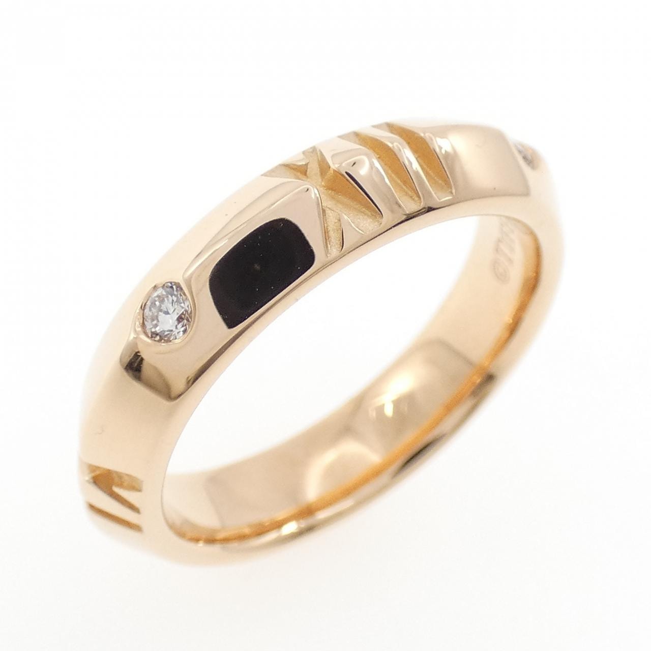 ティファニー アトラス Xクローズド ナロー リング 0.10CT