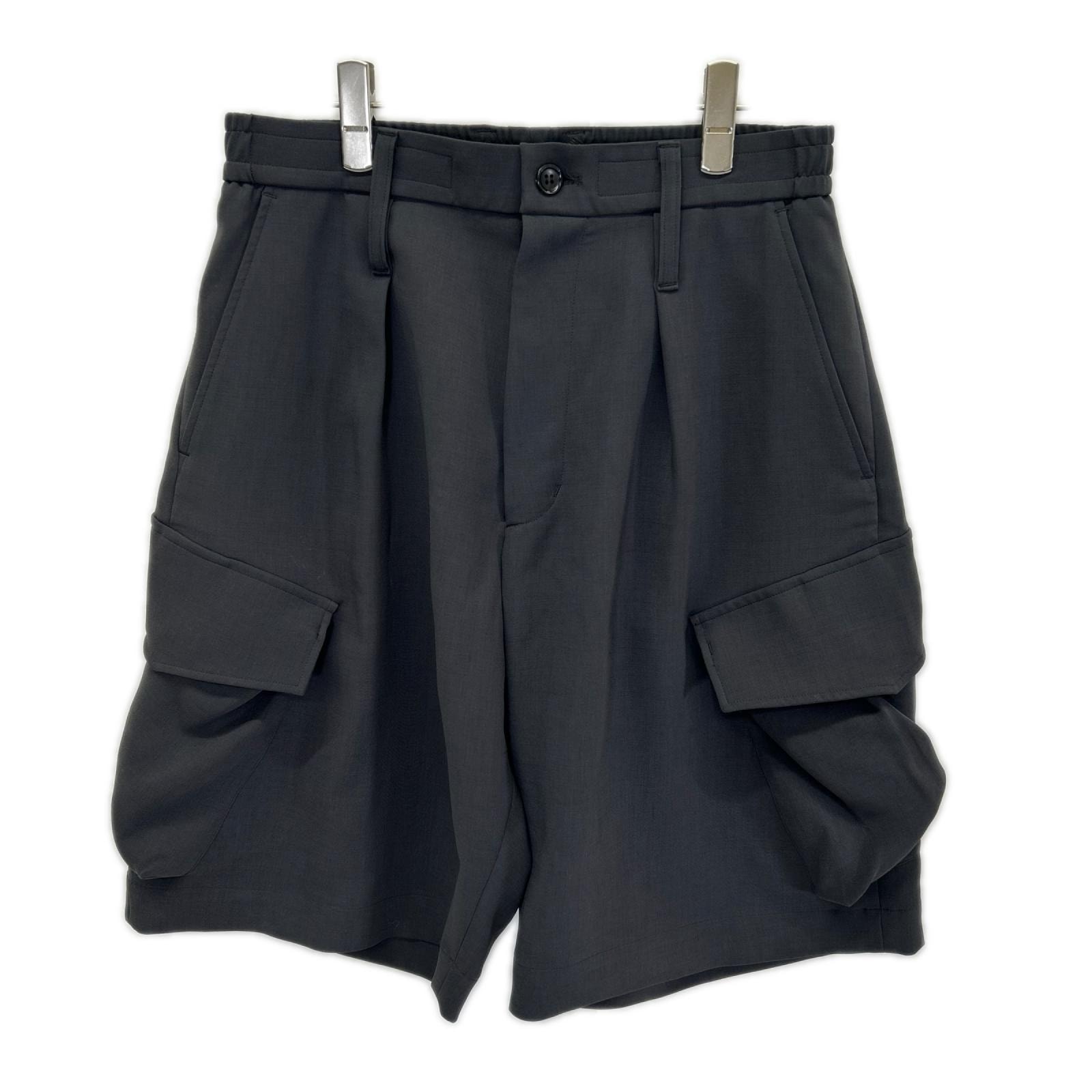 エヌハリウッド 【STUDIOUS別注】チャコール 098 CARGO SHORTS/ワイド カーゴショーツ 36