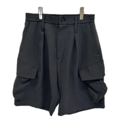 エヌハリウッド 【STUDIOUS別注】チャコール 098 CARGO SHORTS/ワイド カーゴショーツ 36