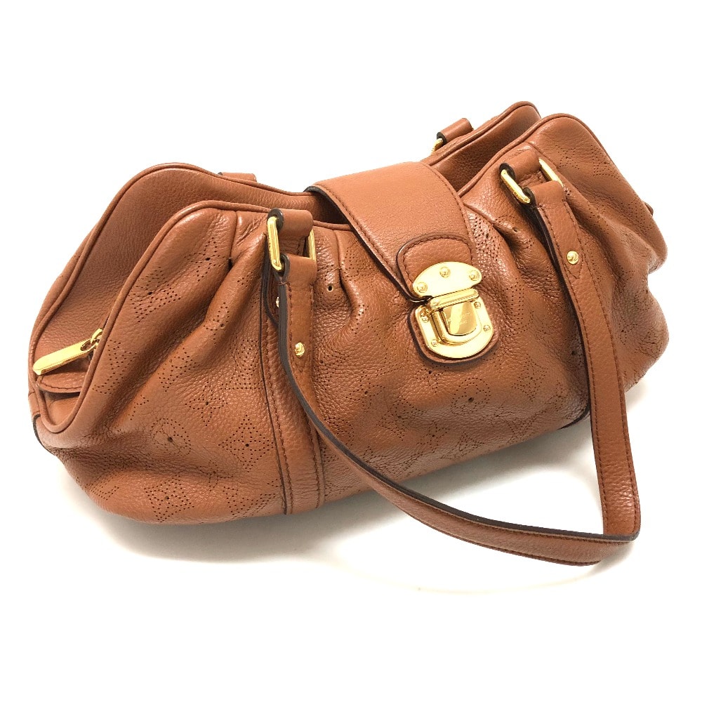 ルイヴィトン LOUIS VUITTON ルナーPM M97052 マヒナ カバン 肩掛けショルダーバッグ ショルダーバッグ モノグラムマヒナレザー コニャック コニャック