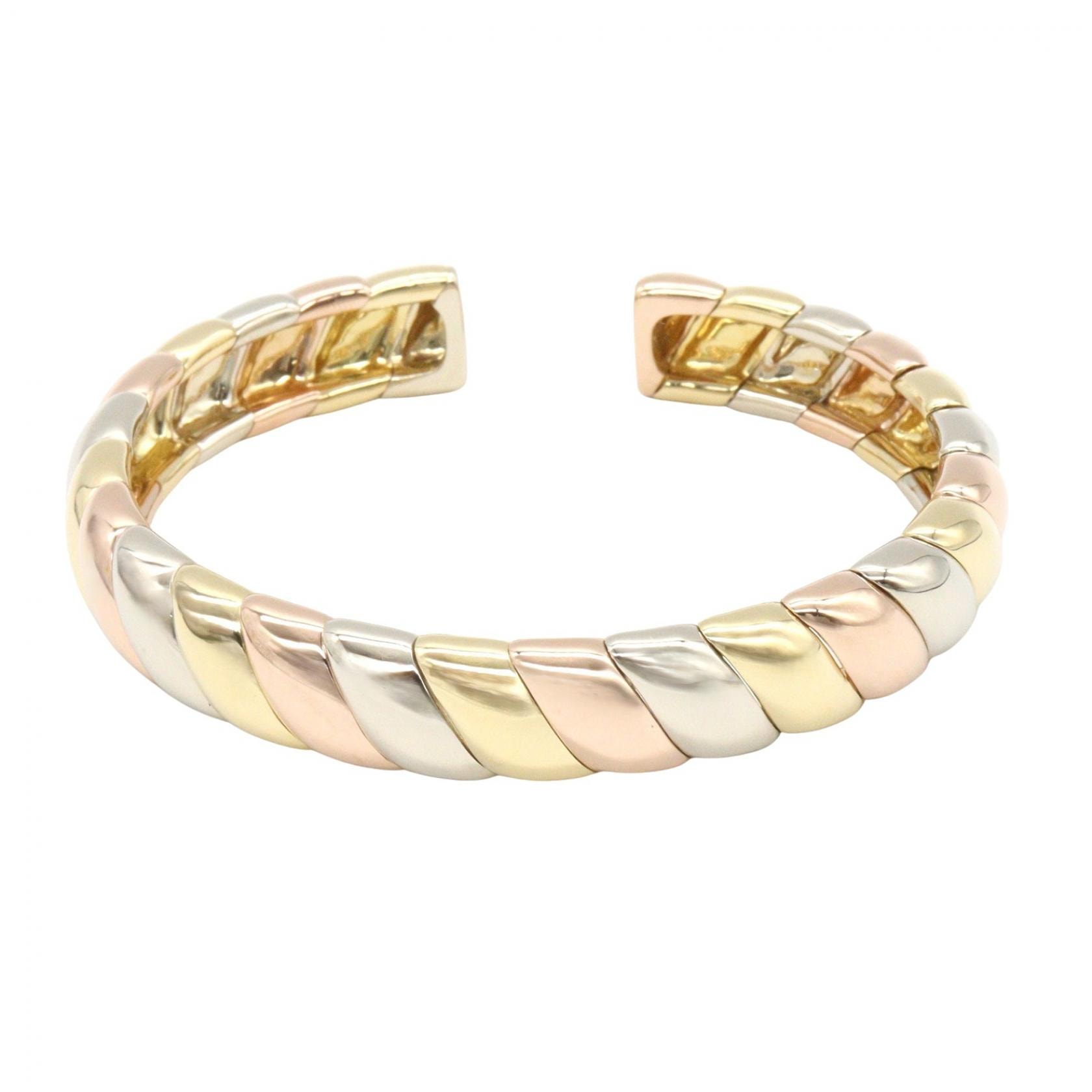 カルティエ CARTIER トリニティ バングル バングル アクセサリー K18(イエローゴールド) K18WG(ホワイトゴールド) K18PG(ピンクゴールド) レディース ゴールド系 / シルバー系 【中古】