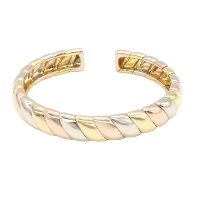 カルティエ CARTIER トリニティ バングル バングル アクセサリー K18(イエローゴールド) K18WG(ホワイトゴールド) K18PG(ピンクゴールド) レディース ゴールド系 / シルバー系 【中古】
