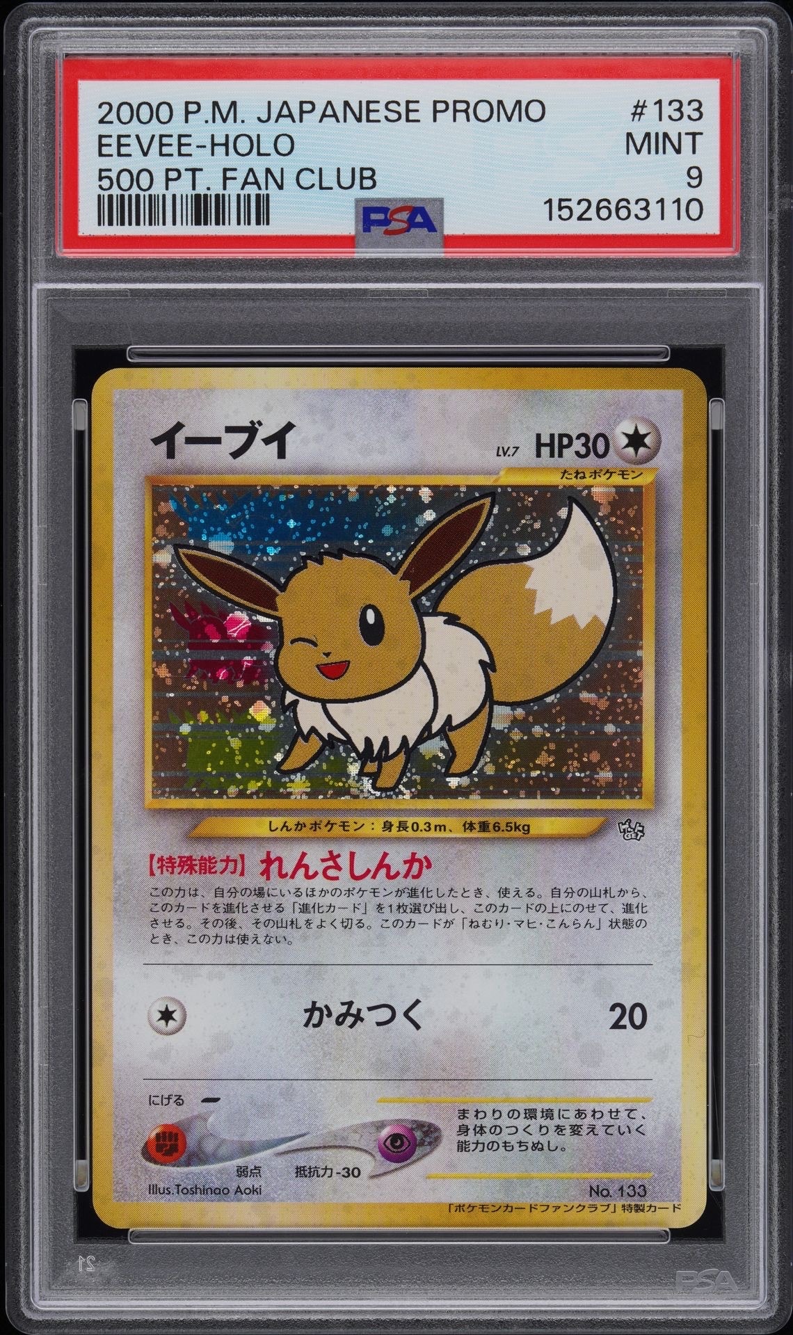 イーブイ ファンクラブ: 旧裏/プロモ[neo-P No.133](プロモーションカード「neo-P」)