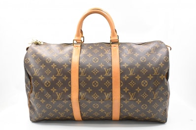 ルイヴィトン モノグラム キーポル 50 ボストンバッグ ブラウン M41426