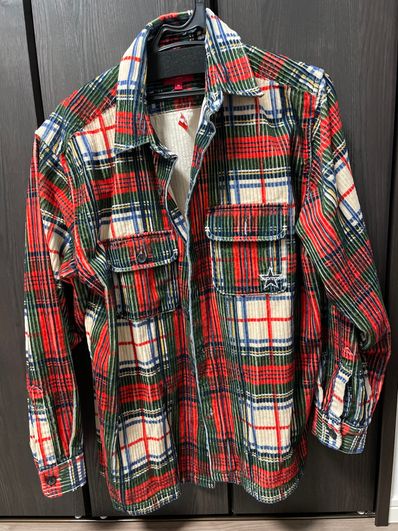 Supreme Corduroy Shirt "Plaid"