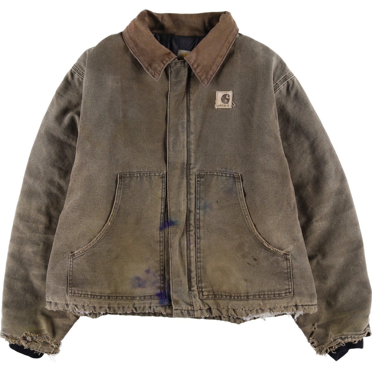 古着 カーハート Carhartt トラディショナルジャケット 中綿入り ダックワークジャケット メンズXL相当/eaa614805
