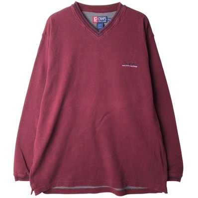 古着 90年代 ラルフローレン Ralph Lauren CHAPS チャップス Vネック ロングTシャツ ロンT メンズXL相当 ヴィンテージ/eaa610350