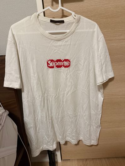Supreme / Louis Vuitton Box Logo Tee "Red"