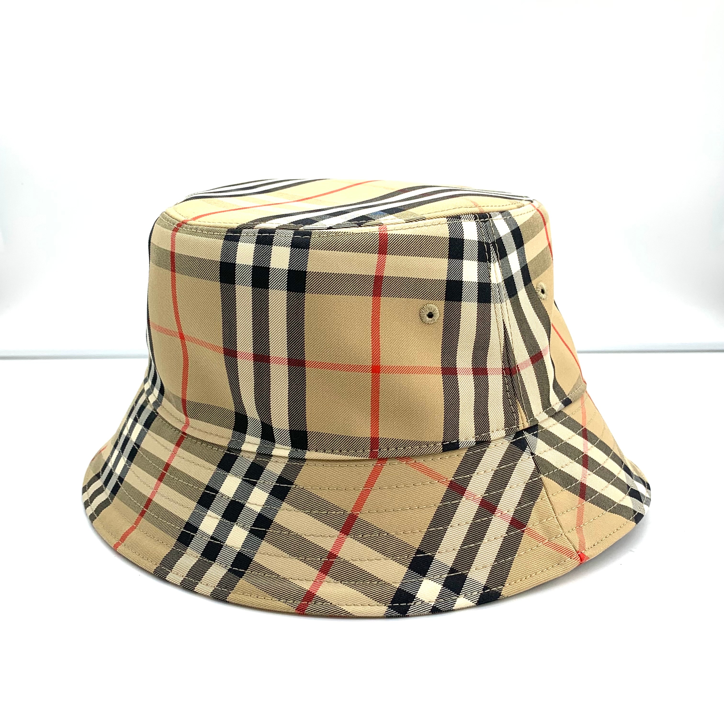 BURBERRY Check Bucket Hat