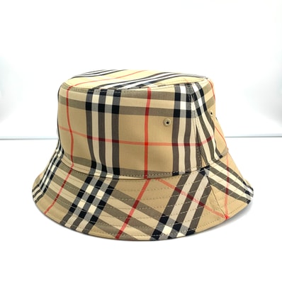 BURBERRY Check Bucket Hat