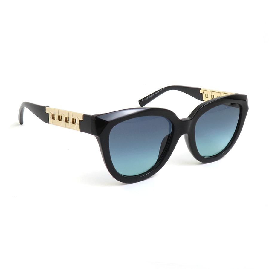 ティファニー TIFFANY&Co. サングラス プラスチック ブラック/ゴールド レディース【中古】 r11356a