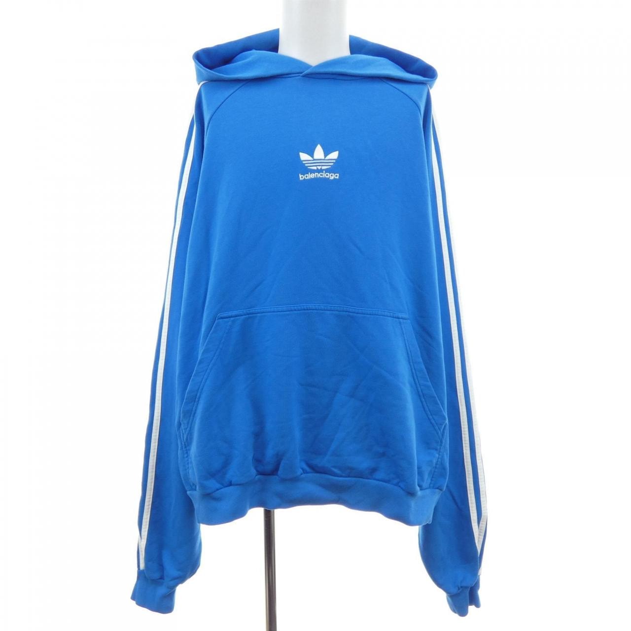 adidas BALENCIAGA Hoodie Large Fit "Blue"