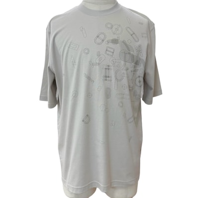 未使用品 エルメス 半袖Tシャツ Fragments Equestres S