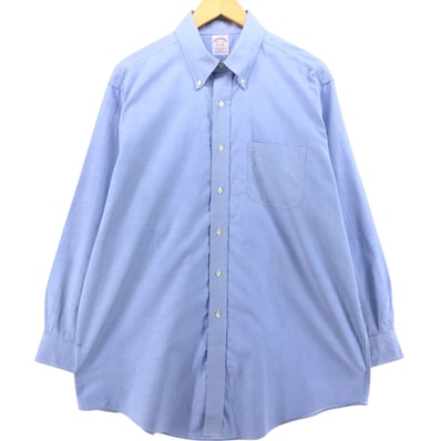 古着 ブルックスブラザーズ Brooks Brothers 346 長袖 ボタンダウンシャツ メンズL相当/eaa541750