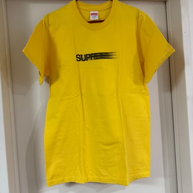 Supreme Motion Logo Tee "Yellow" (20SS)