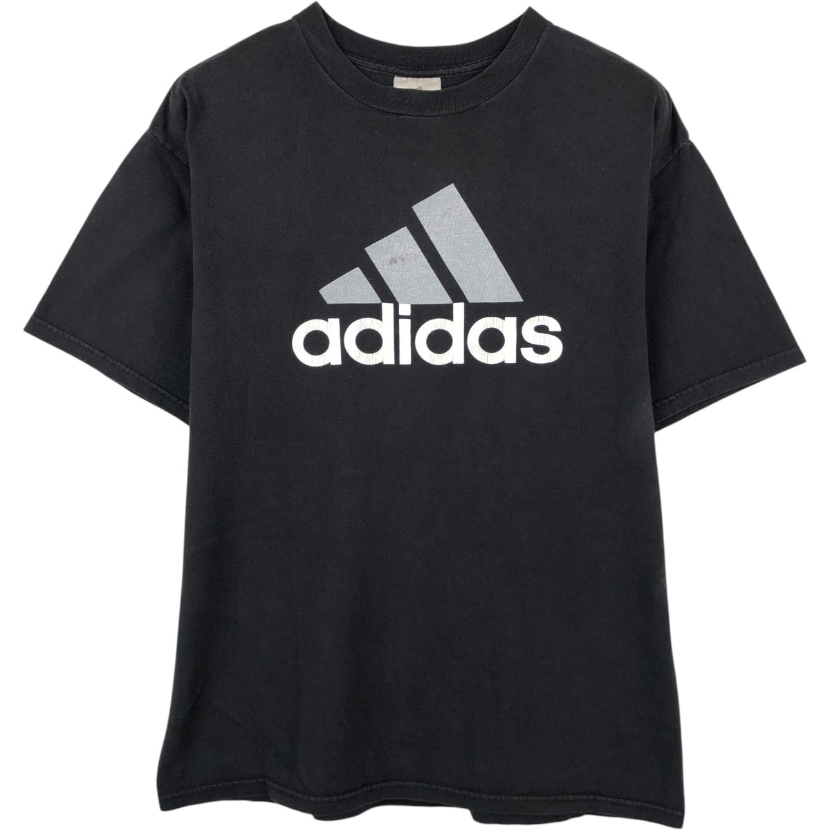 古着 00年代 アディダス adidas ロゴプリントTシャツ メンズM相当/eaa656982