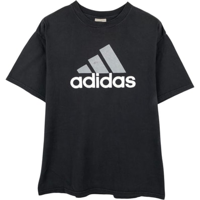 古着 00年代 アディダス adidas ロゴプリントTシャツ メンズM相当/eaa656982