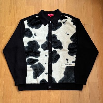 Supreme Cow Print Cardigan "Black"