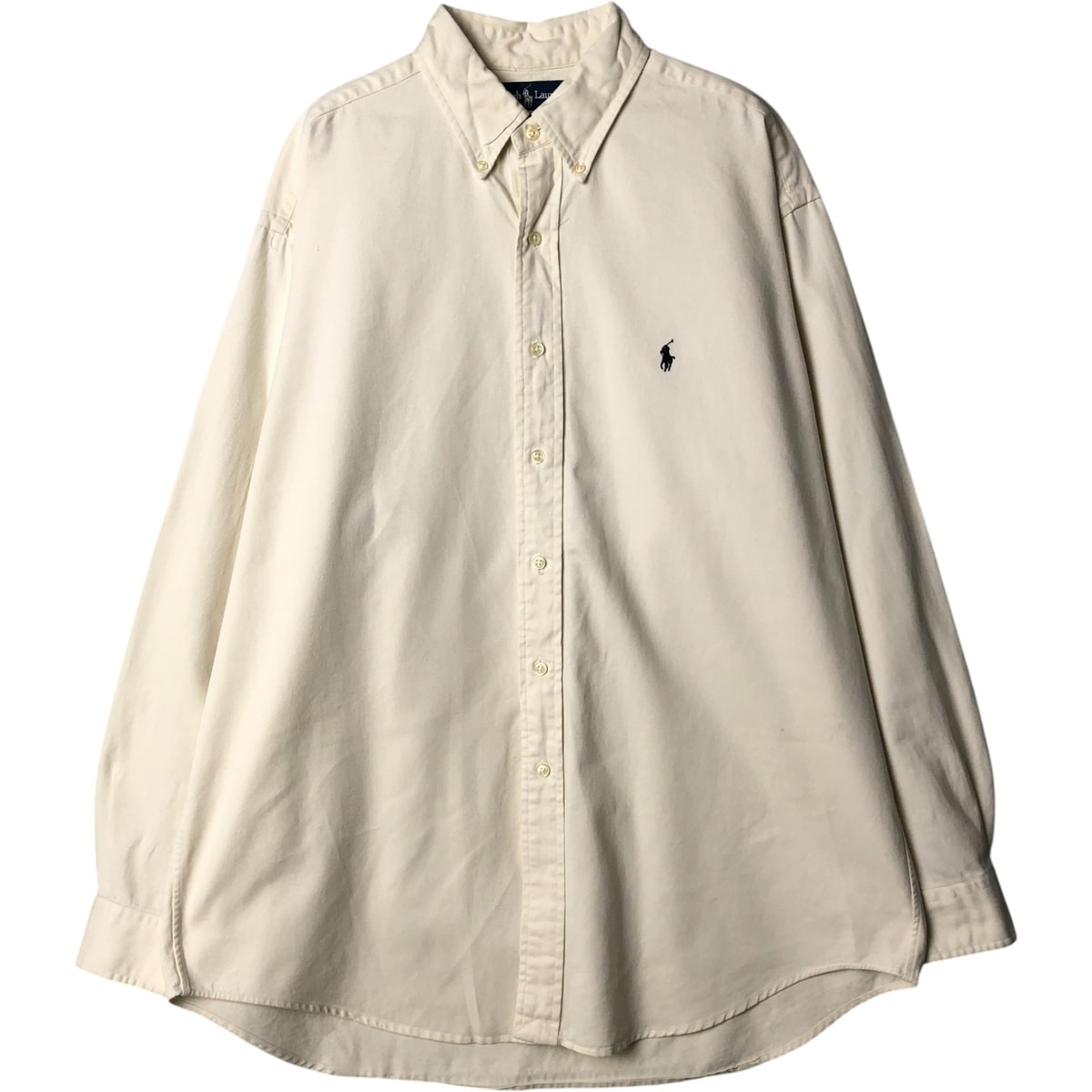 古着 ラルフローレン Ralph Lauren BLAKE 長袖 ボタンダウンシャツ メンズL相当/eaa582670