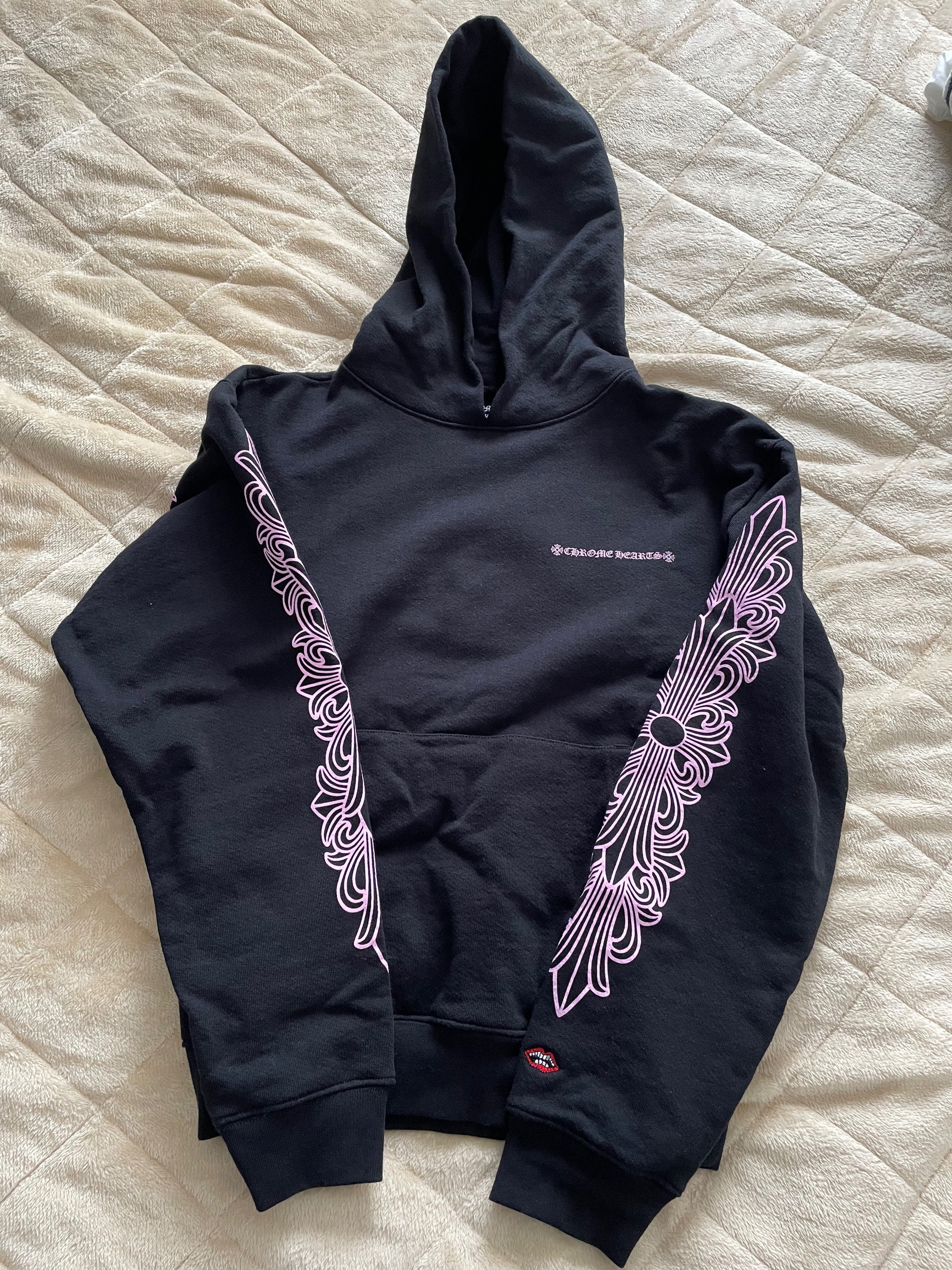 Chrome Hearts Matty Boy Shoulder Logo Hoodie "Black"