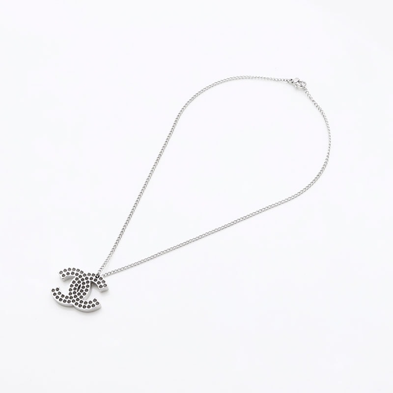 シャネル CHANEL 03P デカ ココマーク パンチング 2003年 ネックレス【中古】