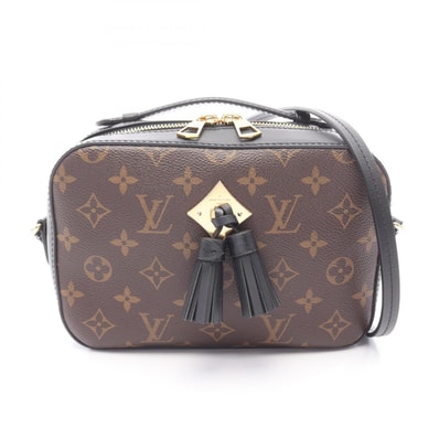 ルイ・ヴィトン LOUIS VUITTON サントンジュ 2WAY ショルダーバッグ バッグ PVCコーティングキャンバス レザー モノグラム ノワール レディース ブラウン系 / ブラック系 M43555 【中古】