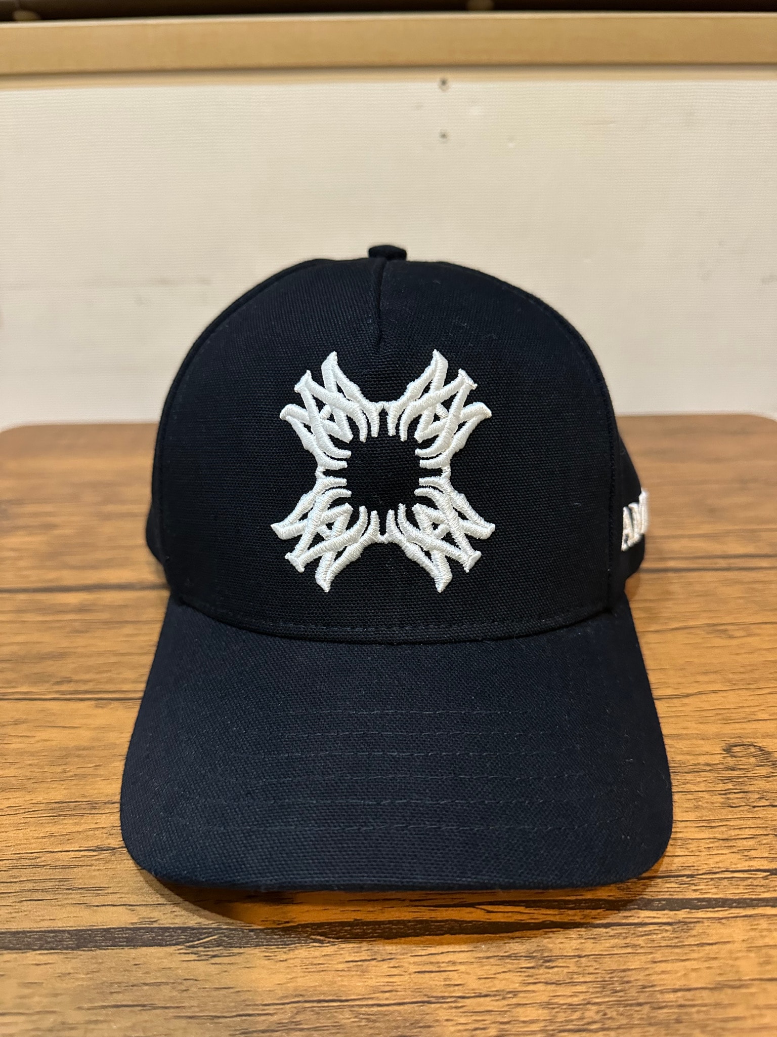 AMIRI MA QUAD CANVAS HAT "BLACK"