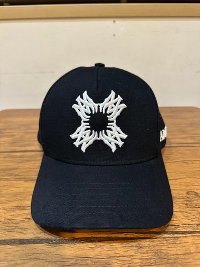 AMIRI MA QUAD CANVAS HAT "BLACK"