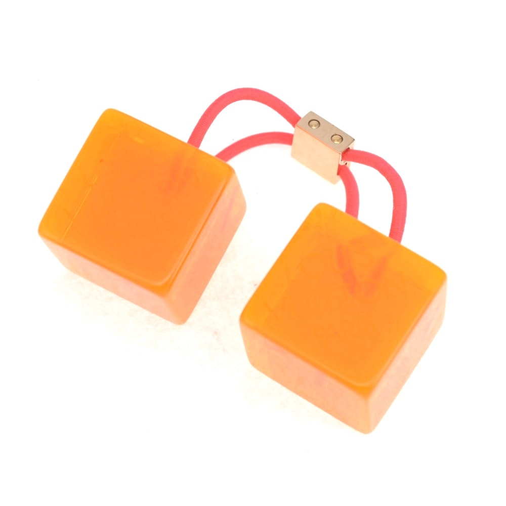 ルイ・ヴィトン LOUIS VUITTON R23542 ヘアキューブ アンクル―ジョン ヘアゴム レディース 箱付き T#140431