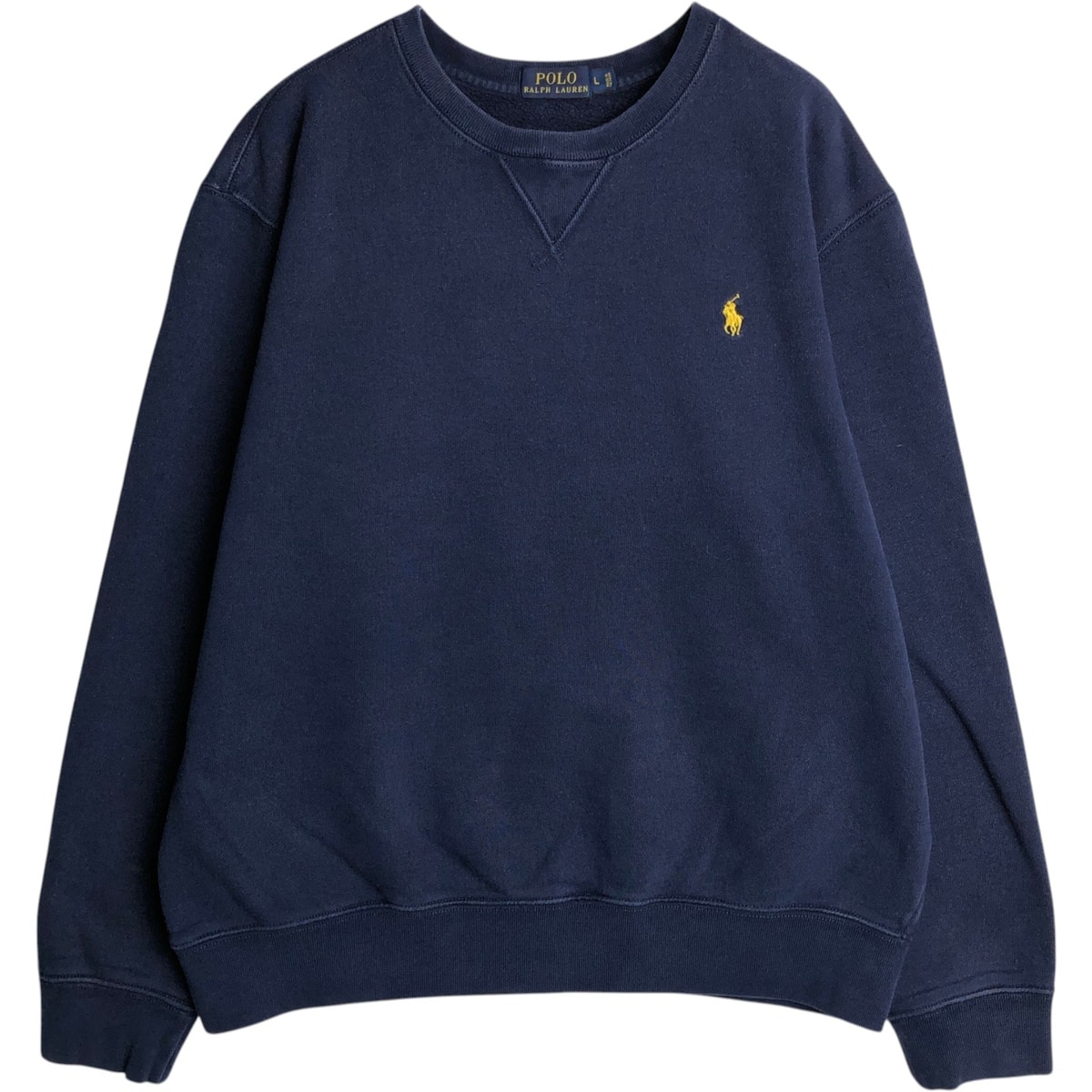 古着 ラルフローレン Ralph Lauren POLO RALPH LAUREN ワンポイントロゴスウェットシャツ トレーナー メンズL相当/eaa633663