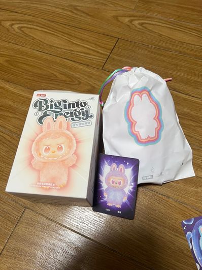 POP MART THE MONSTERS (LABUBU) Big into Energy Series Plush Pendant LUCK