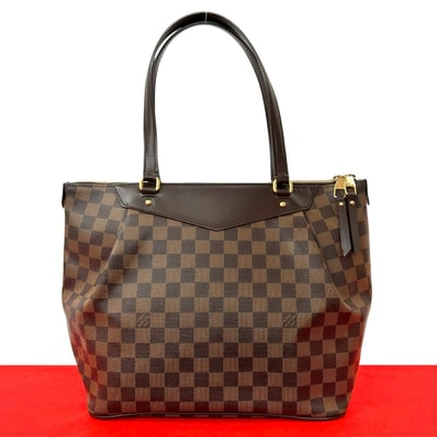LOUIS VUITTON ルイヴィトン ウェストミンスター GM ダミエ レザー PVC トートバッグ ブラウン
80927