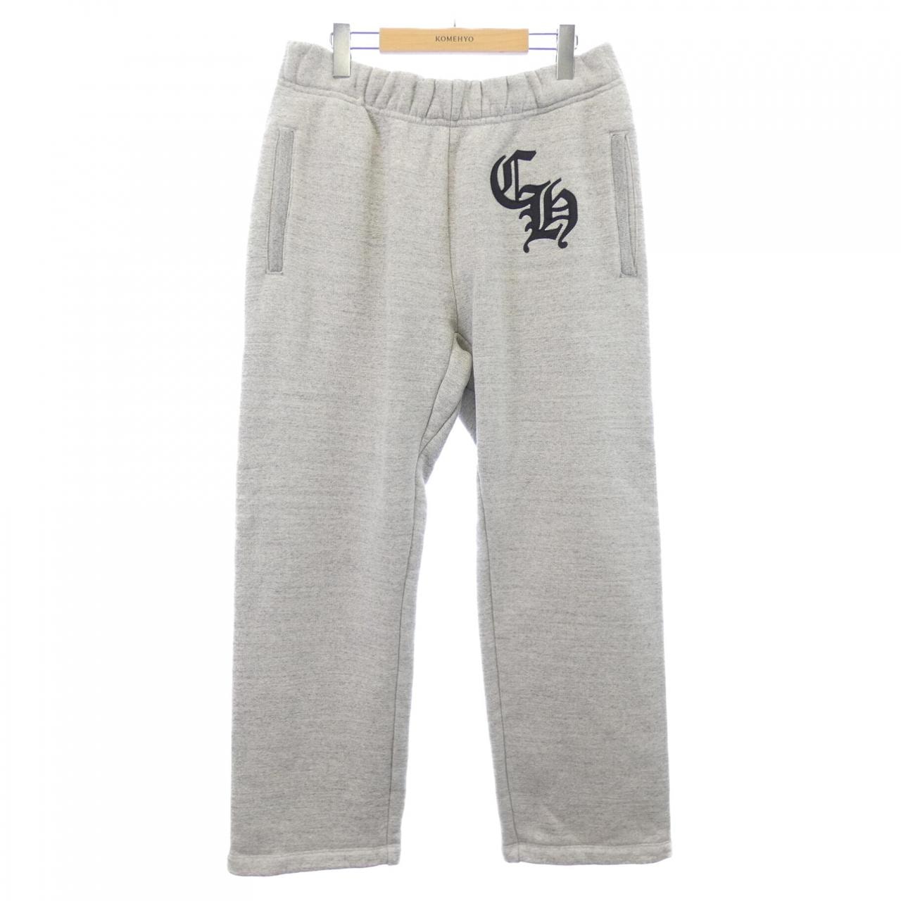 Chrome Hearts Y Not CH Applique Embroidery Sweat Pants "Grey"