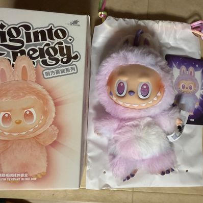 POP MART THE MONSTERS (LABUBU) Big into Energy Series Plush Pendant LUCK