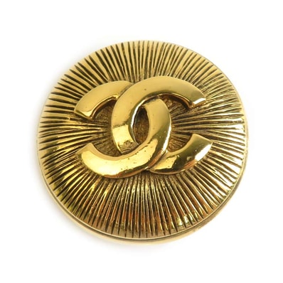 シャネル CHANEL ブローチ ココマーク メタル ゴールド レディース【中古】 e61787i