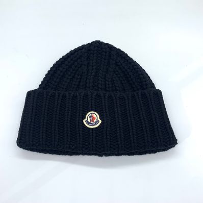 Moncler Logo-patch beanie Black