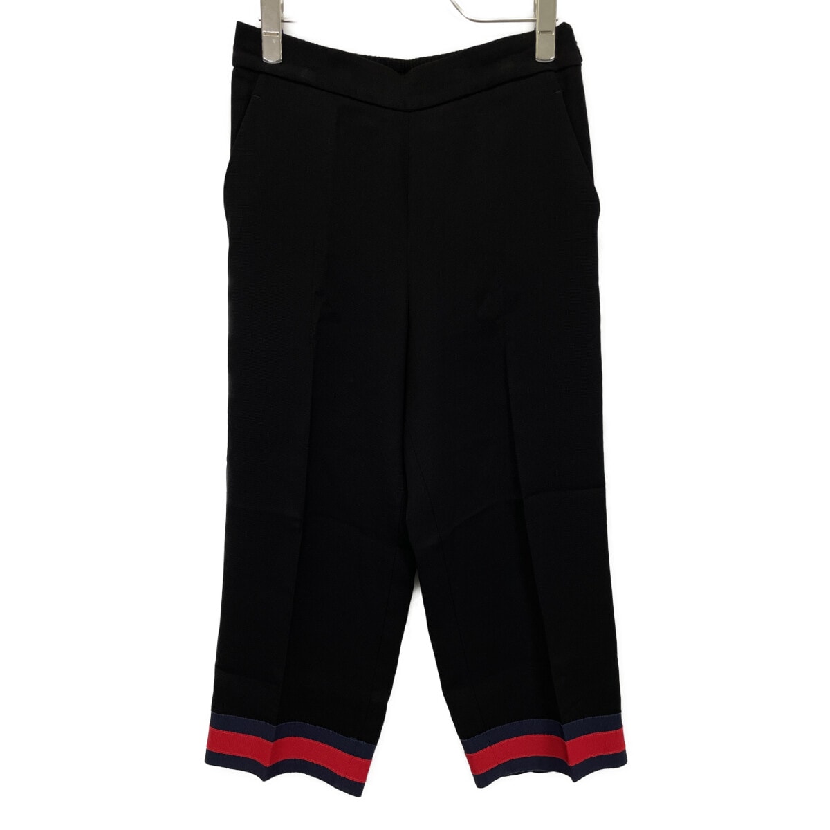 グッチ ブラック ワイド テーパードパンツ 40