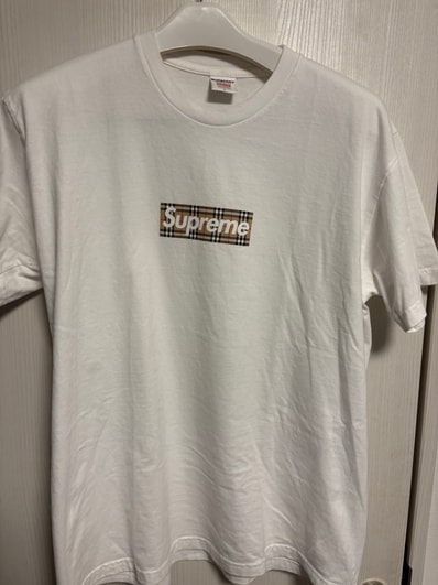 Supreme / Burberry Box Logo Tee "White"