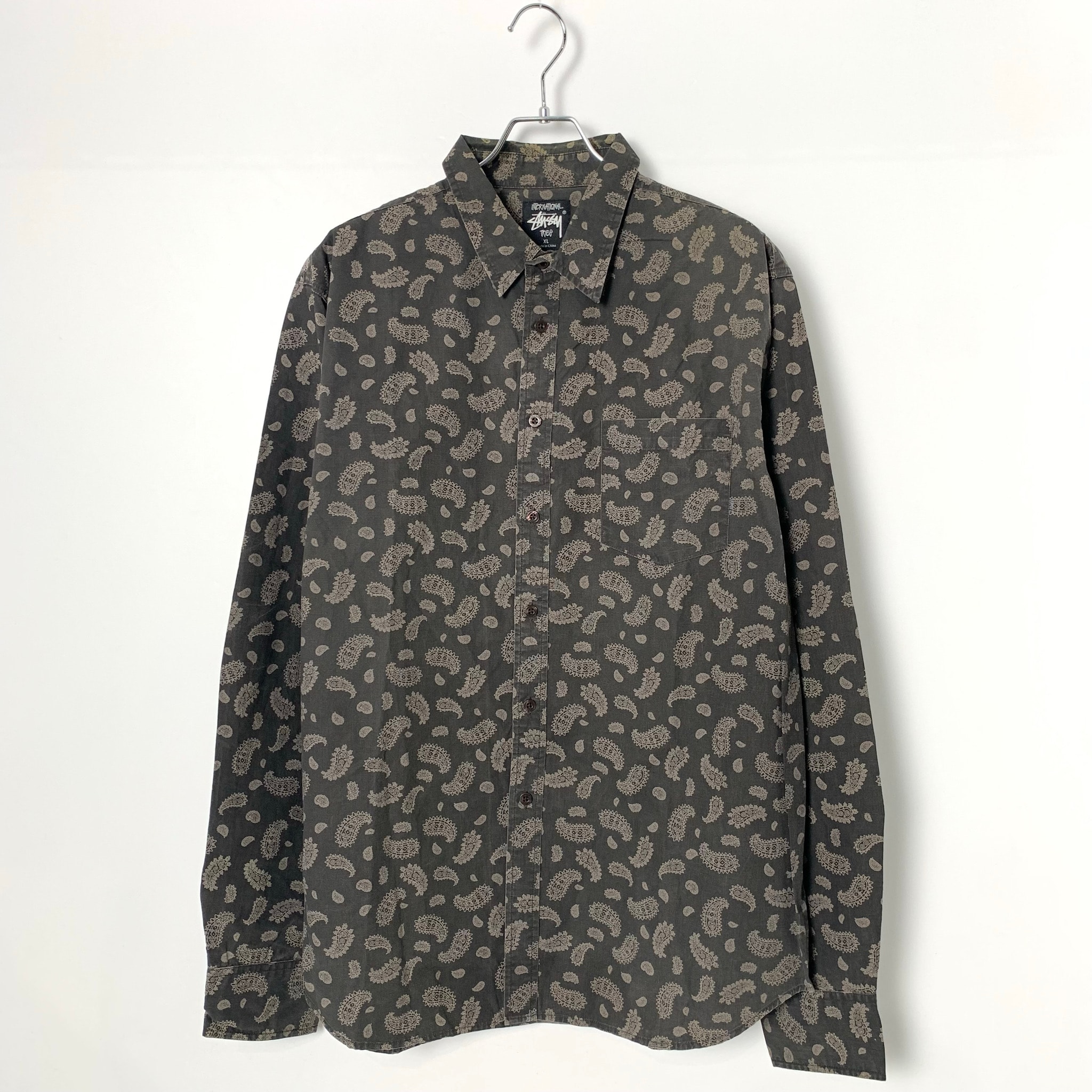 Stussy Paisley print shirt brown