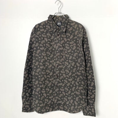 Stussy Paisley print shirt brown