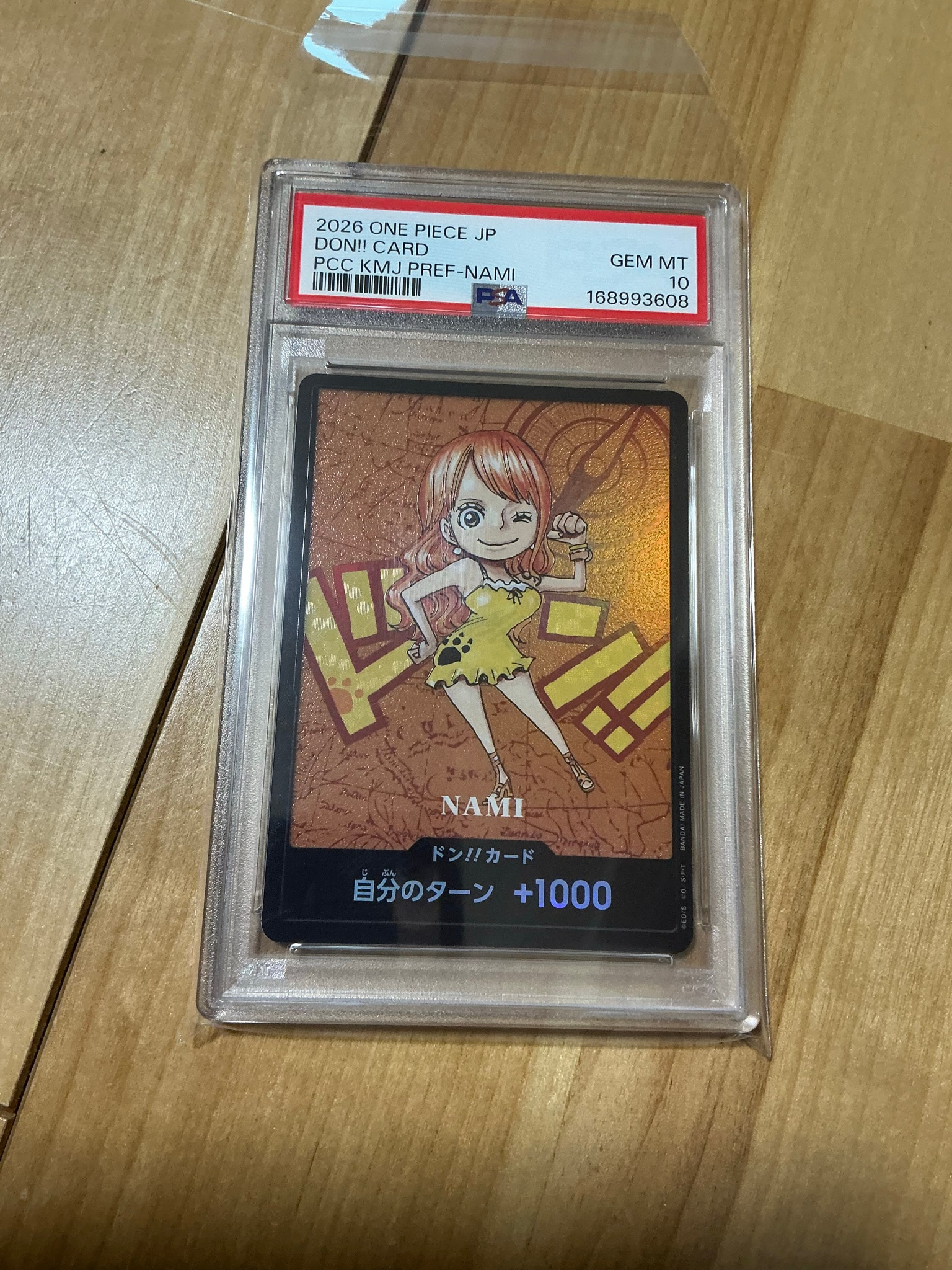 PSA10】ドン!!カード : ナミ (プレミアムカードコレクション「熊本県