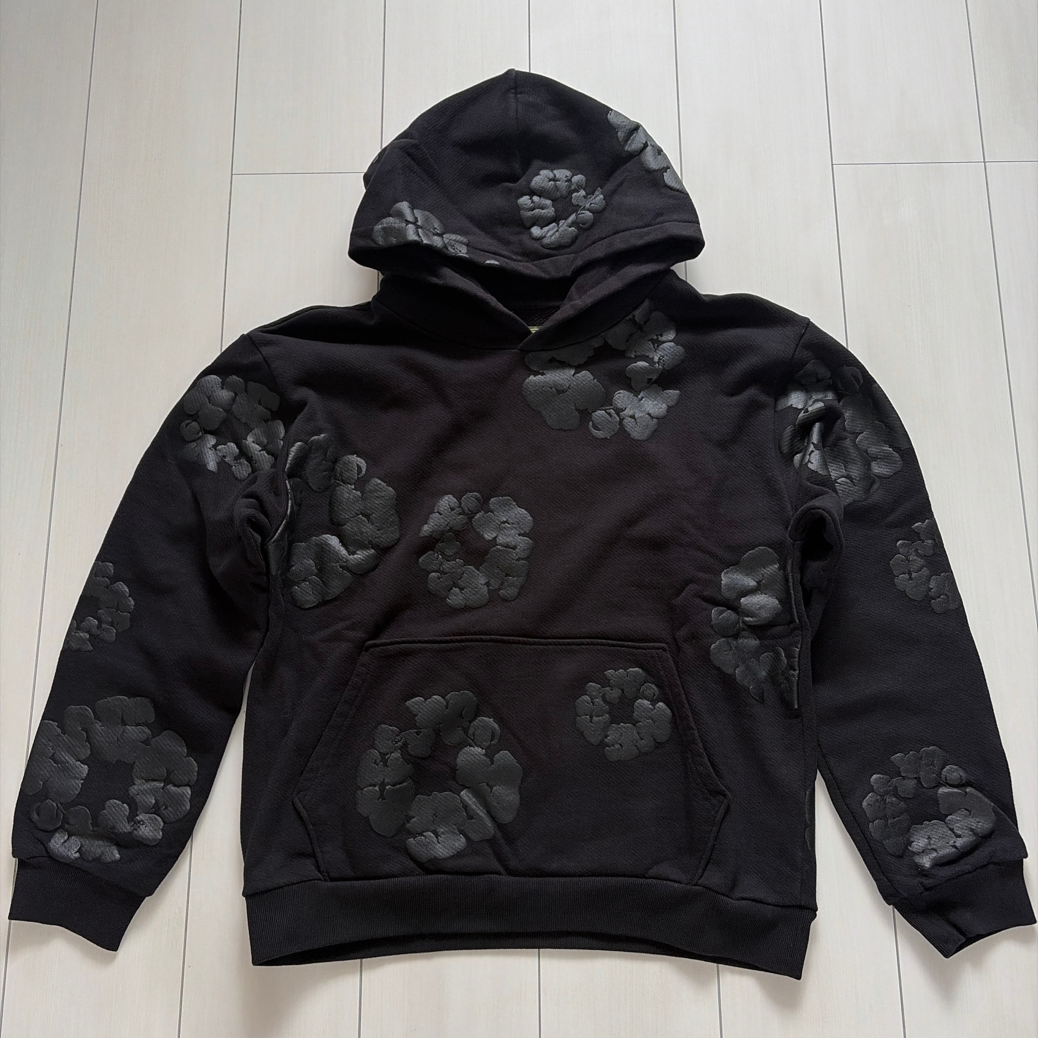 DENIM TEARS Mono Cotton Wreath Hoodie "Black"