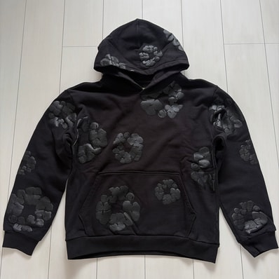 DENIM TEARS Mono Cotton Wreath Hoodie "Black"