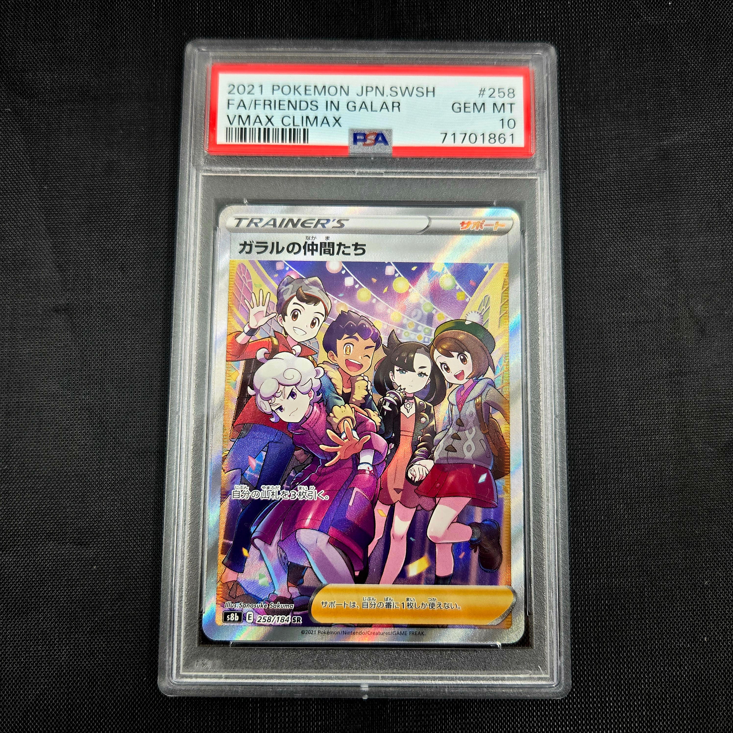 ガラルの仲間たち SR[S8b 258/184](ハイクラスパック「VMAXクライマックス」)