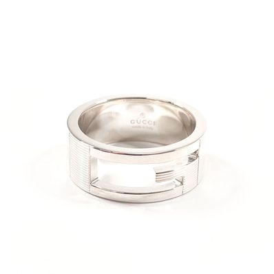 グッチ リング・指輪 ブランデッド カットアウトG シルバー