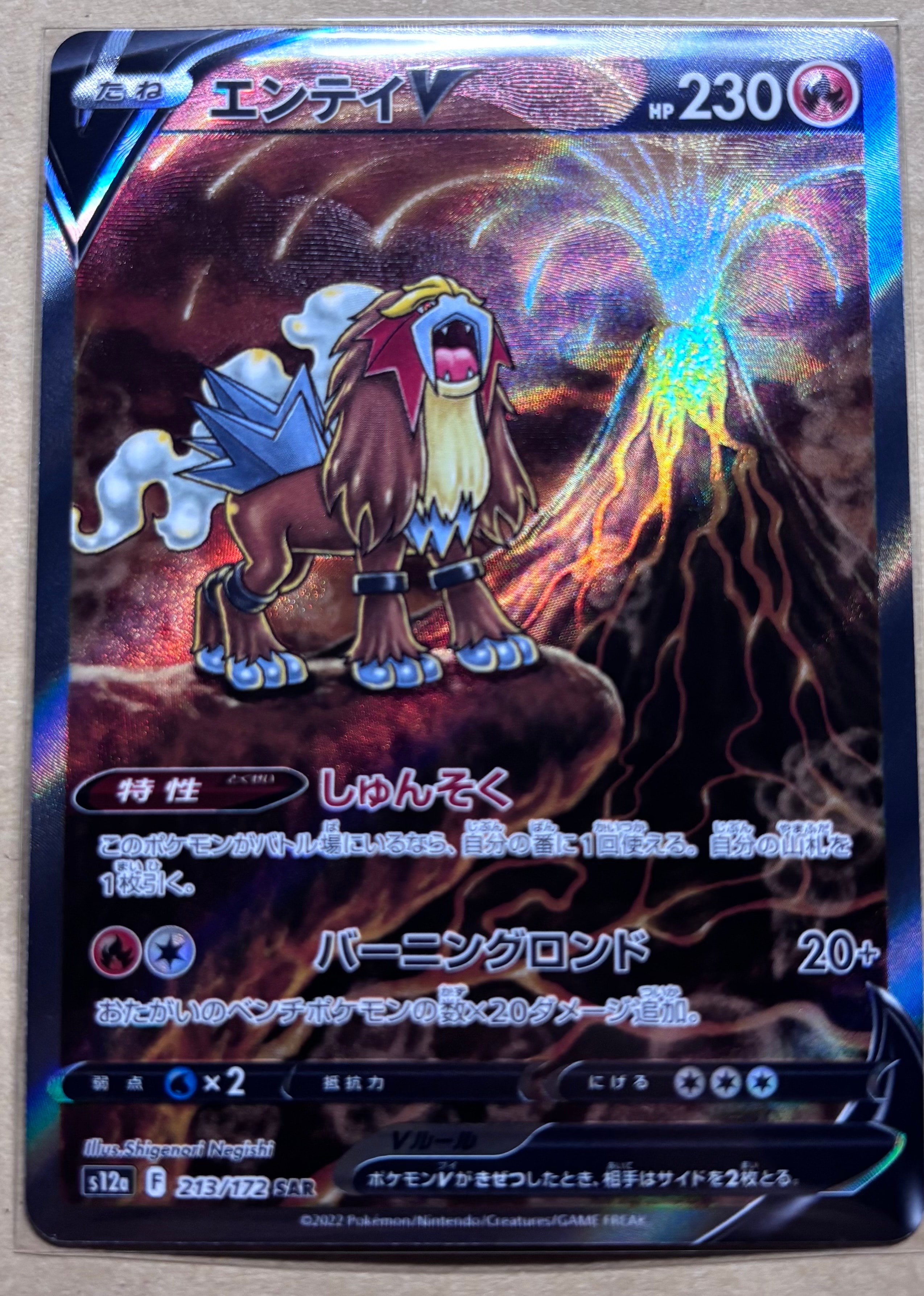 エンテイV SAR[s12a 213/172](ハイクラスパック「VSTARユニバース」)