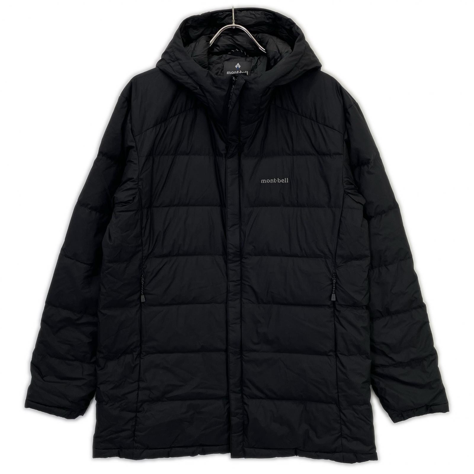 モンベル 2301461 ブラック スーパードライテック 800フィルパワー トラベルダウン ハーフコート M