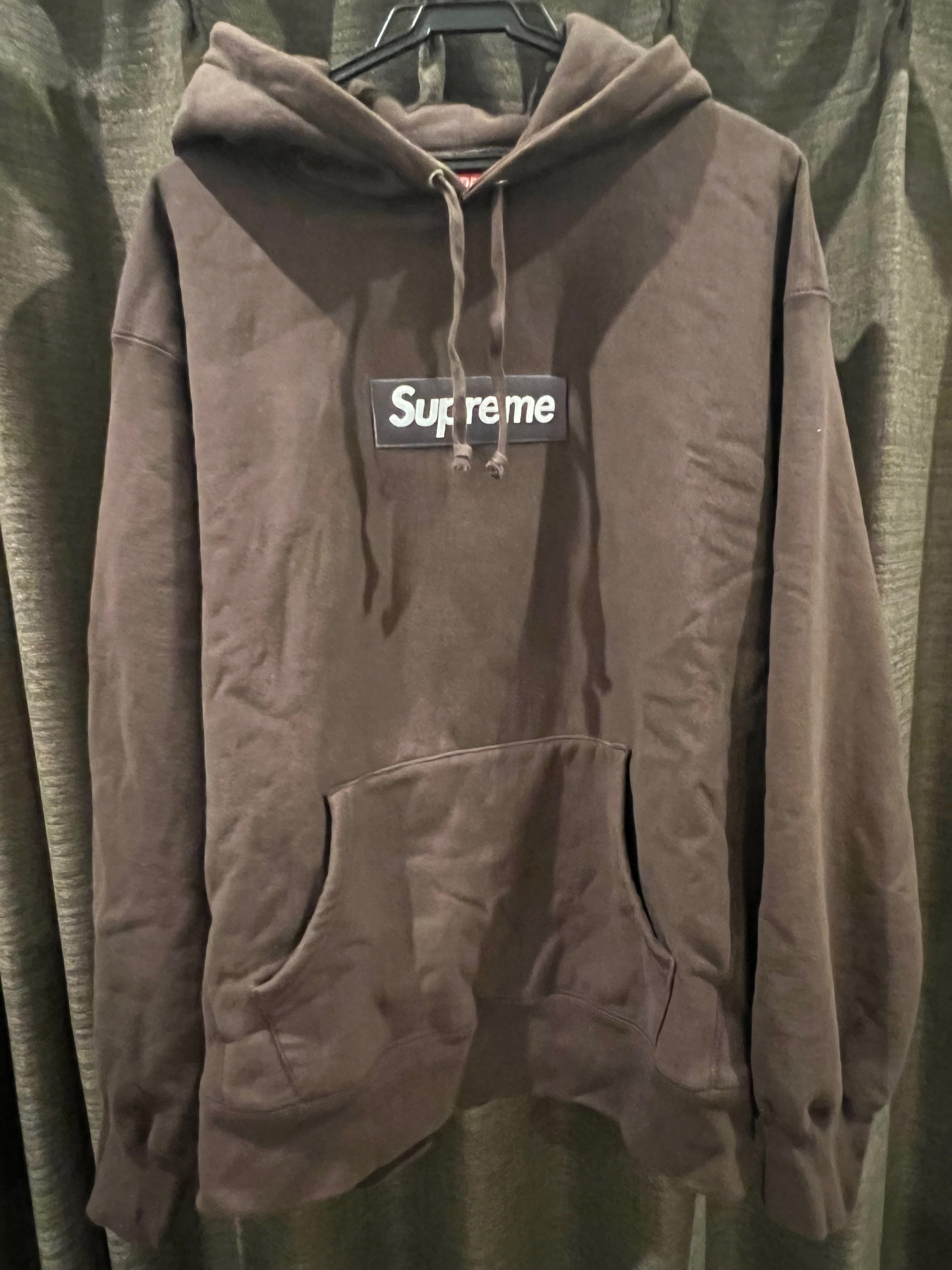 Supreme Box Logo Hooded Sweatshirt "Dark Brown" (21FW)