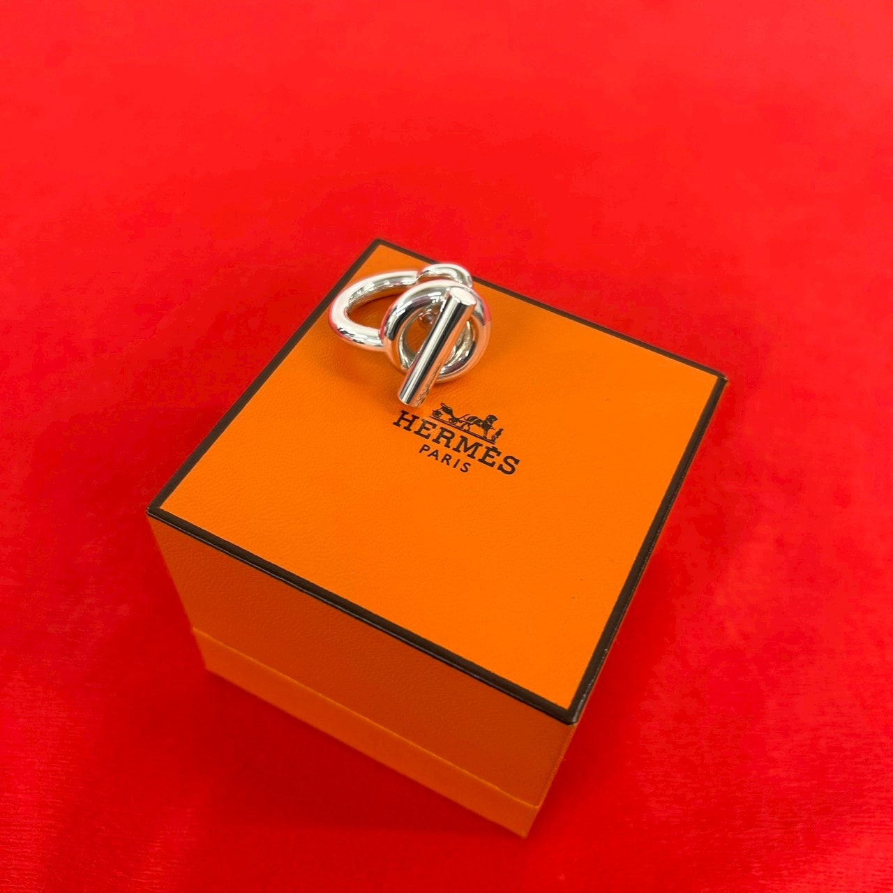 HERMES エルメス クロワゼット シルバー925 リング・指輪 7号 シルバー
 29450