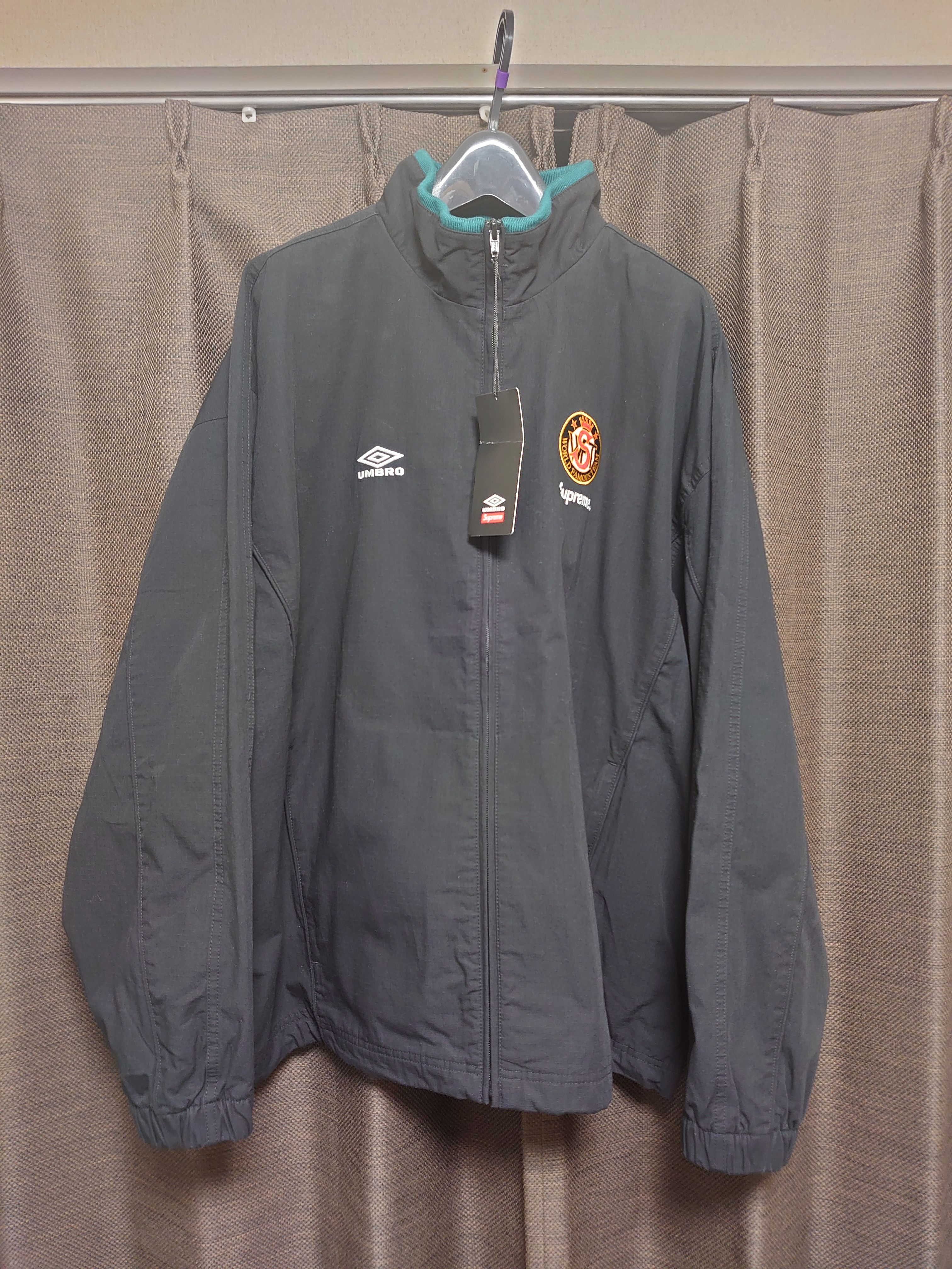 Supreme x Umbro Cotton Ripstop Track Jacket "Black"